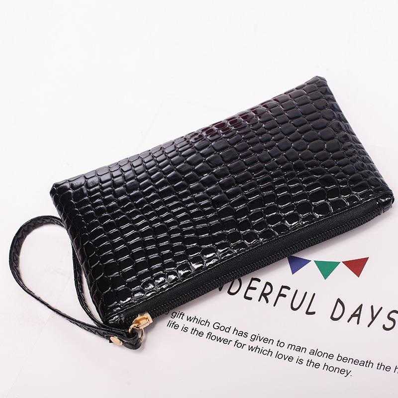 Pu Womens Coin Purse Crocodile Pattern Clutch Creative Long Fashion Mobile Phone Bag, X black x
Pu Womens Coin Purse Crocodile Pattern Clutch Creative Long Fashion Mobile Phone Bag, X black x