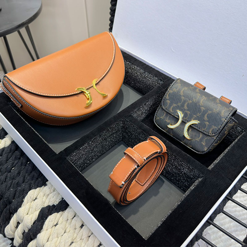 Designer Bag Three-Piece Crossbody Bags Waist Bags Shoulder Saddles Bag Women Leather Belt Flap Mini Bags Fanny Pack Luxury Clutch Bags Gold Hardware Sequin Buckle
Designer Bag Three-Piece Crossbody Bags Waist Bags Shoulder Saddles Bag Women Leather Belt Flap Mini Bags Fanny Pack Luxury Clutch Bags Gold Hardware Sequin Buckle