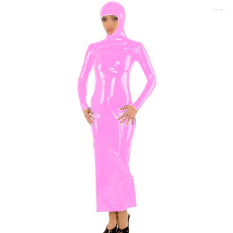 Casual Dresses 26 Colors Ladies Long Sleeve Wet Look Latex Hooded Dress Novelty Zipper Front PVC Cosplay Party Sexy Bodycon Clubwear, Black
Casual Dresses 26 Colors Ladies Long Sleeve Wet Look Latex Hooded Dress Novelty Zipper Front PVC Cosplay Party Sexy Bodycon Clubwear, Black