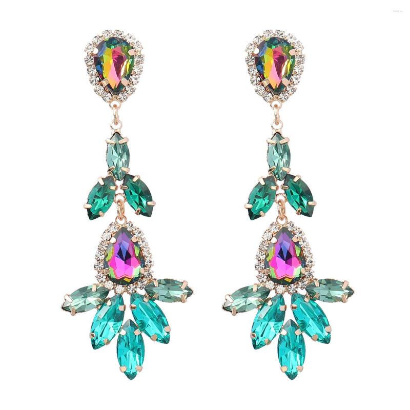 Dangle Earrings Fashion Colorful Rhinestone Geometric Luxury Exaggerating The Dinner Party Jewelry Wholesale Girl's Gift
Dangle Earrings Fashion Colorful Rhinestone Geometric Luxury Exaggerating The Dinner Party Jewelry Wholesale Girl's Gift