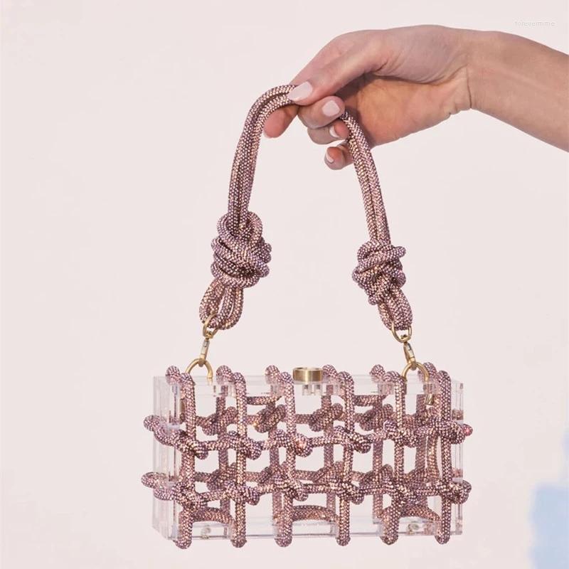 Evening Bags 22 Colors Diamond Clear Acrylic Box Clutch Women Woven Knotted Rhinestone Purse And Handbags Wedding Party Tote, Silver
Evening Bags 22 Colors Diamond Clear Acrylic Box Clutch Women Woven Knotted Rhinestone Purse And Handbags Wedding Party Tote, Silver