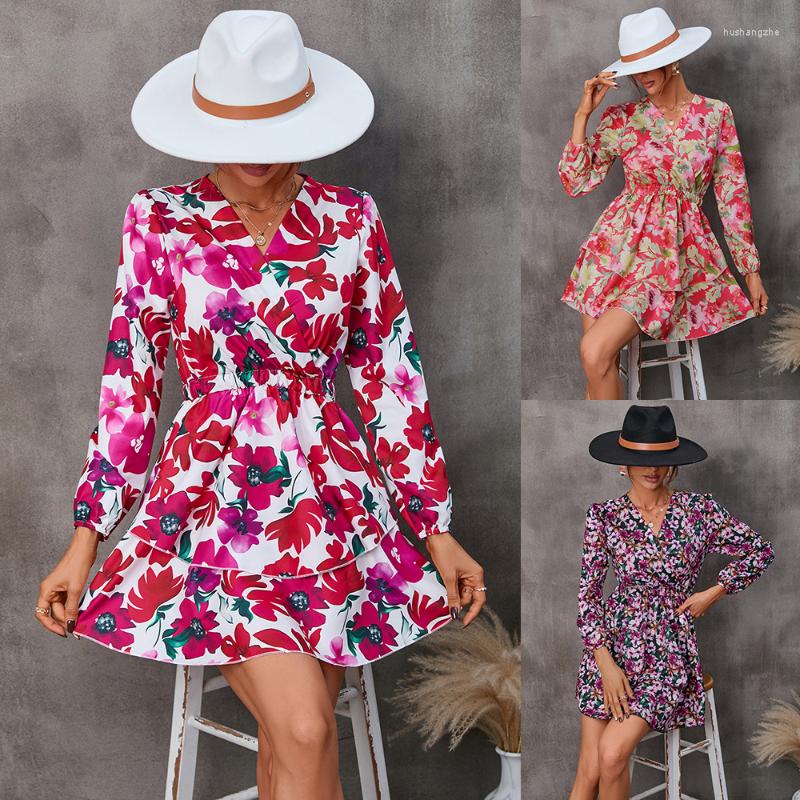 Casual Dresses LuckBN Women' Dress European And American Spring Autumn Flowers Short Long Sleeve Pullover Print, 102009 purple
Casual Dresses LuckBN Women' Dress European And American Spring Autumn Flowers Short Long Sleeve Pullover Print, 102009 purple