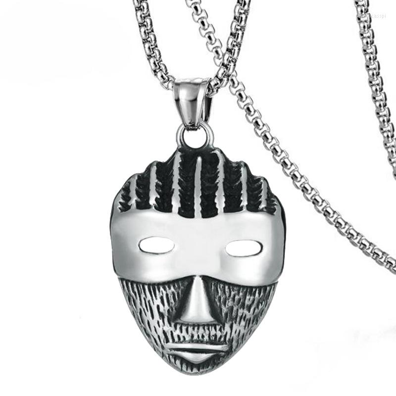 Pendant Necklaces Creative Retro Titanium Steel Mask Personality Fashion Men Punk Hip Hop Rock Necklace Party Charm Jewelry Accessories
Pendant Necklaces Creative Retro Titanium Steel Mask Personality Fashion Men Punk Hip Hop Rock Necklace Party Charm Jewelry Accessories