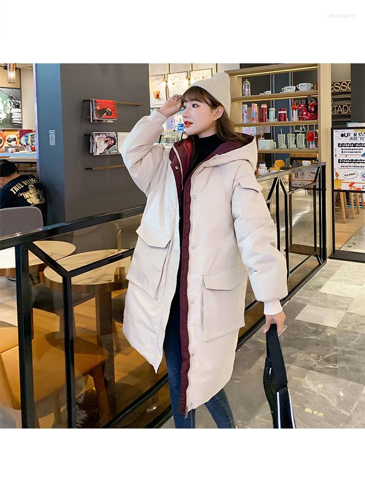 Women' Trench Coats Winter Coat Women Jacket Puffer Korean Style Long Ladies Over-the-knee Cotton Parkas Female, Beige
Women' Trench Coats Winter Coat Women Jacket Puffer Korean Style Long Ladies Over-the-knee Cotton Parkas Female, Beige