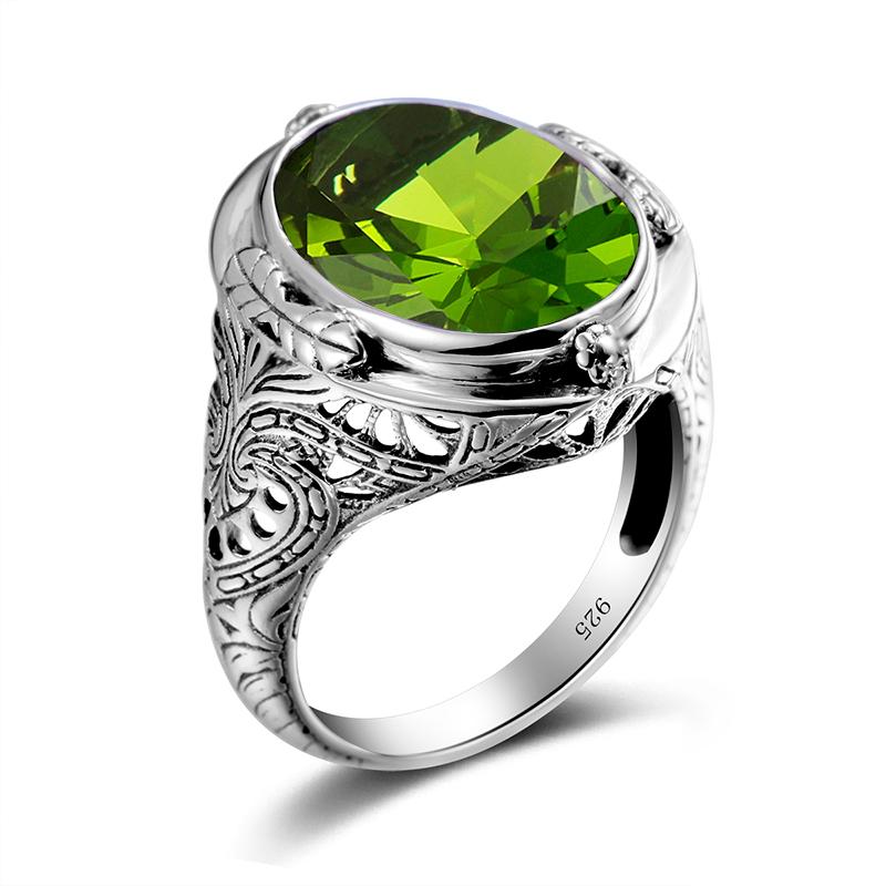 Cluster Rings Solid 925 Sterling Silver Created Peridot Carved Flower Men Ring Fine Jewelry Wedding Evening Party Women Cocktail
Cluster Rings Solid 925 Sterling Silver Created Peridot Carved Flower Men Ring Fine Jewelry Wedding Evening Party Women Cocktail