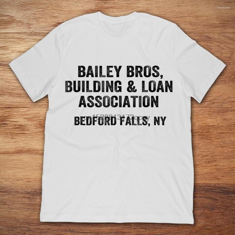 Men's T Shirts Brand Bailey Bros. Building And Loan Association Bedford Falls Ny T-SHIRT 2023 Men Short Sleeve, New shirsx5662
Men's T Shirts Brand Bailey Bros. Building And Loan Association Bedford Falls Ny T-SHIRT 2023 Men Short Sleeve, New shirsx5662