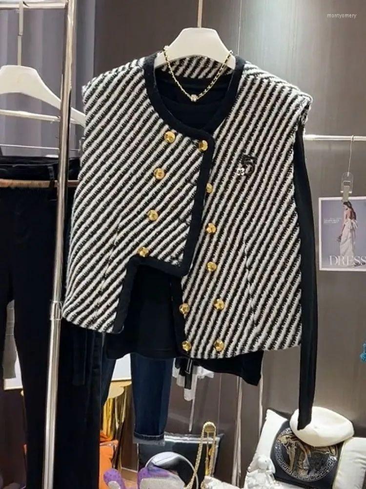 Women' Vests Women Fashion Front Buttons Autumn Winter Sleeveless Casual Coat Cardigan Ladies Outerwear Waistcoat Vintage Chic Vest V151, Black white
Women' Vests Women Fashion Front Buttons Autumn Winter Sleeveless Casual Coat Cardigan Ladies Outerwear Waistcoat Vintage Chic Vest V151, Black white