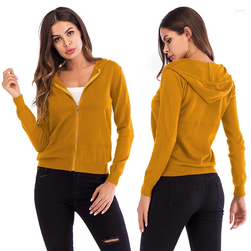 Women's Knits Linchen Autumn And Winter 2023 Women's Embroidery Florals Zipper Knitted Hoodies Slimming Look With Hat Top Trending, Yellow
Women's Knits Linchen Autumn And Winter 2023 Women's Embroidery Florals Zipper Knitted Hoodies Slimming Look With Hat Top Trending, Yellow
