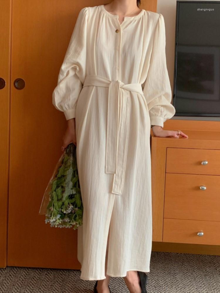 Casual Dresses Women Solid Fashion Party Shirts Dress Autumn Pockets Prom Vestidos With Belted Female Korean Elegant Robe Clothings, Black
Casual Dresses Women Solid Fashion Party Shirts Dress Autumn Pockets Prom Vestidos With Belted Female Korean Elegant Robe Clothings, Black