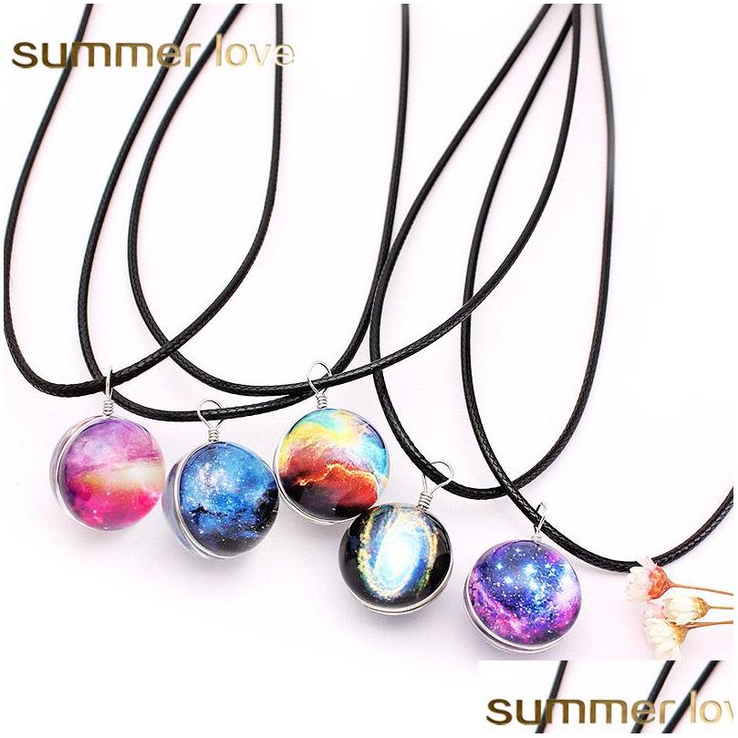 Pendant Necklaces New Arrival Neba Space Universe Galaxy Necklace Women Girls Wholesale Handmade Glass Ball Choker Rope Chain Drop D Dhjaj
Pendant Necklaces New Arrival Neba Space Universe Galaxy Necklace Women Girls Wholesale Handmade Glass Ball Choker Rope Chain Drop D Dhjaj