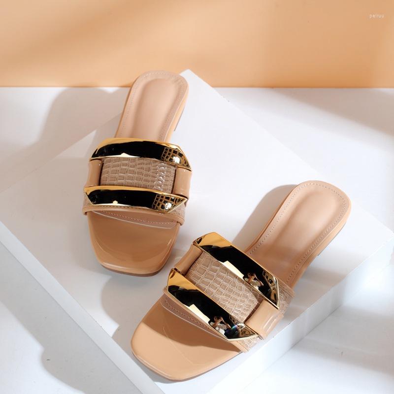 Slippers Summer Wedges Heel Slipper Women Chain Style Casual Outdoor Shoes European And American Muffin Thick Base Heels Sandals, Beige
Slippers Summer Wedges Heel Slipper Women Chain Style Casual Outdoor Shoes European And American Muffin Thick Base Heels Sandals, Beige