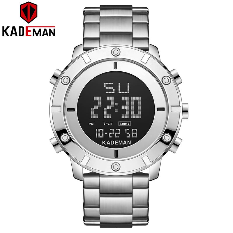 Wristwatches Kademan K9151 Fashion Designer Military Men Wrist Watch Waterproof Luxury TOP Brand Dual Display LCD Relogio Masculino, K9151-white
Wristwatches Kademan K9151 Fashion Designer Military Men Wrist Watch Waterproof Luxury TOP Brand Dual Display LCD Relogio Masculino, K9151-white