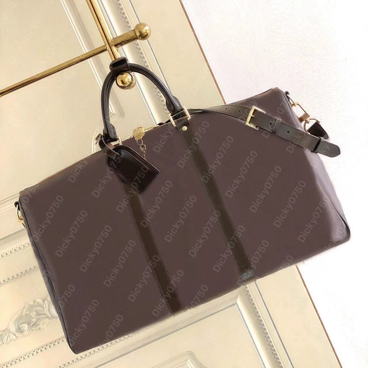 Designer Duffel luggage bag men handbags sac de voyage tote dicky0750 travel duffel bag man Outdoor Packs totes leather handbag fashion shoulder tasche 41416, Brown flower black handle
Designer Duffel luggage bag men handbags sac de voyage tote dicky0750 travel duffel bag man Outdoor Packs totes leather handbag fashion shoulder tasche 41416, Brown flower black handle