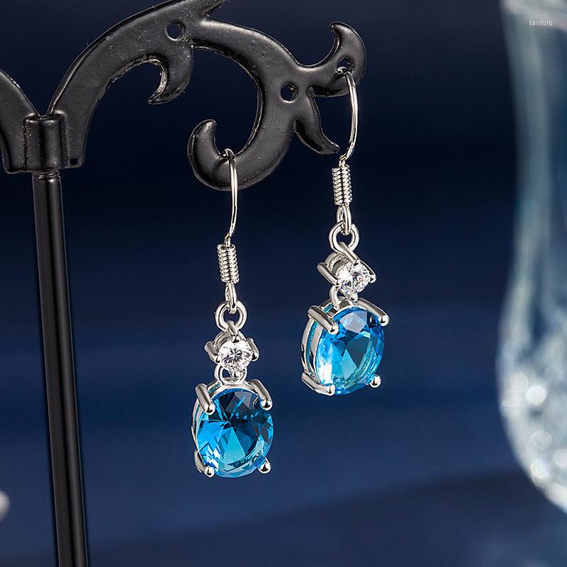 Dangle Earrings 2023 Blue Crystal For Women Natural Topaz Long Ear Hook Set Diamond Zircon Simple Fashion Jewelry
Dangle Earrings 2023 Blue Crystal For Women Natural Topaz Long Ear Hook Set Diamond Zircon Simple Fashion Jewelry