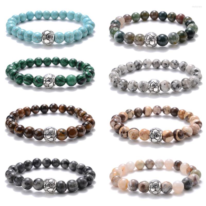 Strand Vintage Nature Beaded Bracelet Men Stone Soccer Bracelets 8mm Natural Lava Tiger Eye Beading Stretch Yoga
Strand Vintage Nature Beaded Bracelet Men Stone Soccer Bracelets 8mm Natural Lava Tiger Eye Beading Stretch Yoga