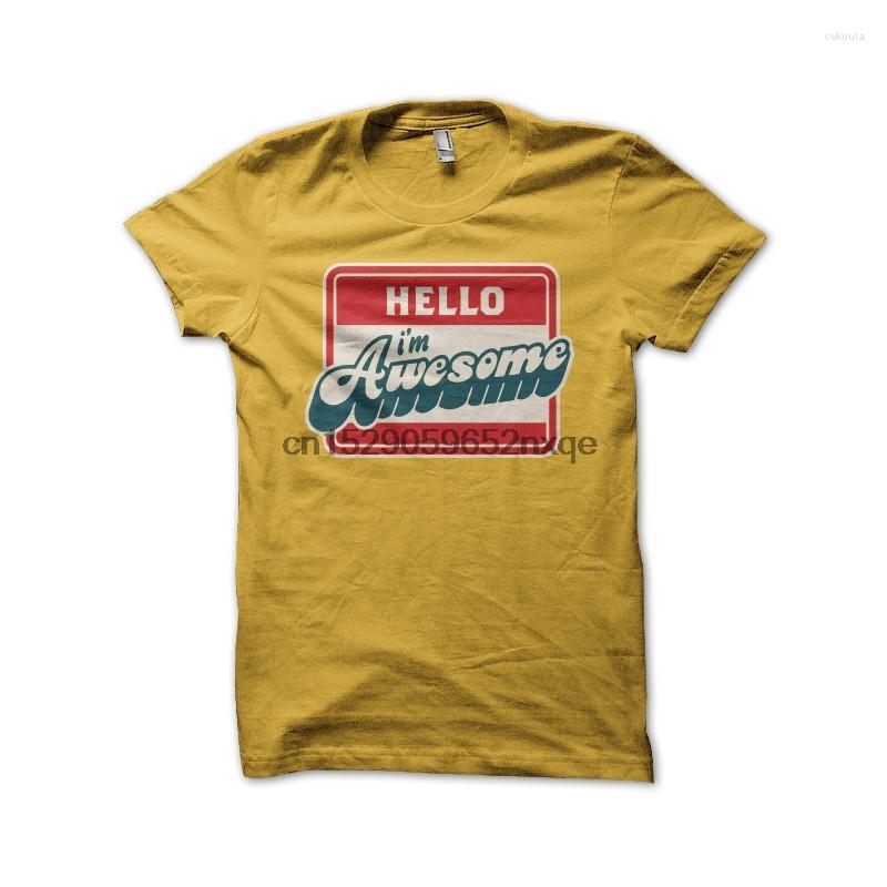 Men' T Shirts Men Shirt Hello Im Awesome T-shirt Yellow Tshirts Women, Men-darkpurple
Men' T Shirts Men Shirt Hello Im Awesome T-shirt Yellow Tshirts Women, Men-darkpurple