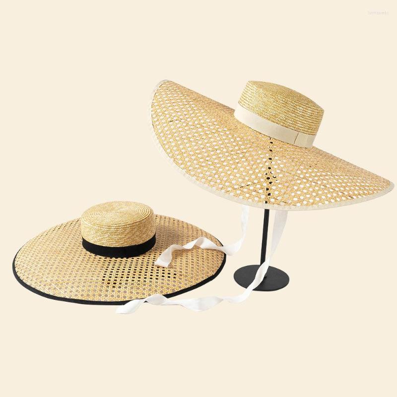 Berets Fashion Retro Full Hand Woven Hollowed Out Large Eaves Flat Top Straw Hat Stage Catwalk Sunshade, Black
Berets Fashion Retro Full Hand Woven Hollowed Out Large Eaves Flat Top Straw Hat Stage Catwalk Sunshade, Black