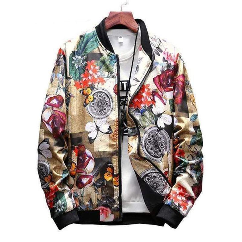 Men's Jackets Fashion Jacket Men Spring Autumn Bomber Full Floral Plus Size Casual Zipper Outerwear Mens Top ClothesMen's, Picture shown
Men's Jackets Fashion Jacket Men Spring Autumn Bomber Full Floral Plus Size Casual Zipper Outerwear Mens Top ClothesMen's, Picture shown