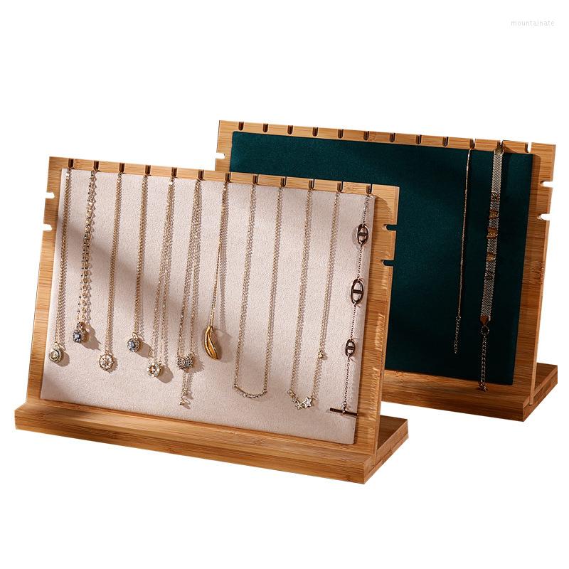 Jewelry Pouches Bamboo Disassemble Solid Wood Display Stand Shelf Necklace Showcase Holder Pendant Long Chain Handing Organizer
Jewelry Pouches Bamboo Disassemble Solid Wood Display Stand Shelf Necklace Showcase Holder Pendant Long Chain Handing Organizer