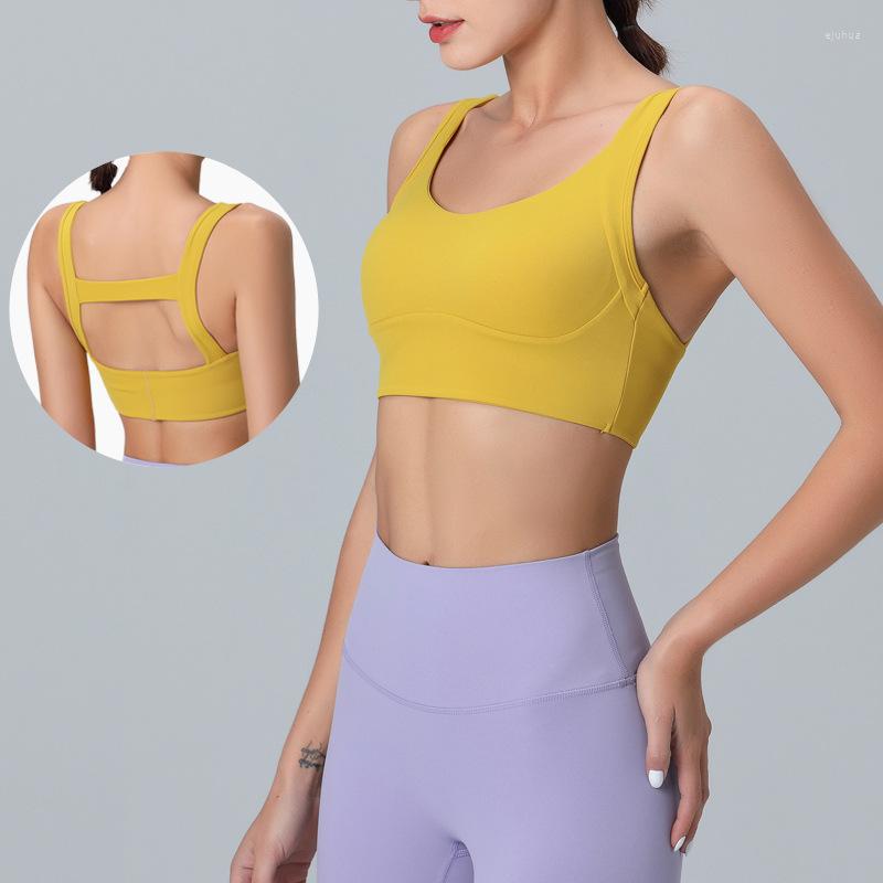 Yoga Outfit 2023 Back Hollow Women Fitness Bra Square Collar Running Lady Shockproof Tank Tops Wide Shoulder Strap Gym Underwear, Yellow
Yoga Outfit 2023 Back Hollow Women Fitness Bra Square Collar Running Lady Shockproof Tank Tops Wide Shoulder Strap Gym Underwear, Yellow