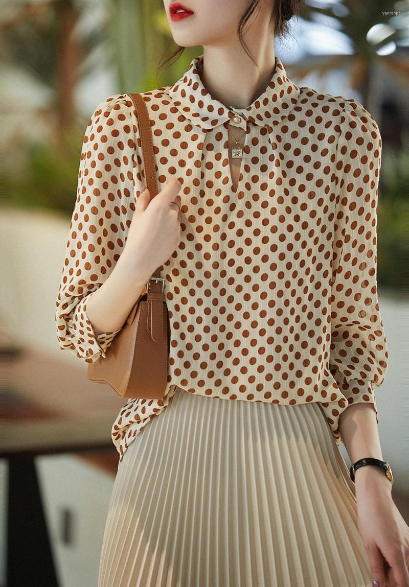 Women' Blouses Fashion Luxury Ladies Shirt France Style Woman Printing Blouse Spring Autumn Long Sleeve Tops Blusa Mujer, Picture
Women' Blouses Fashion Luxury Ladies Shirt France Style Woman Printing Blouse Spring Autumn Long Sleeve Tops Blusa Mujer, Picture