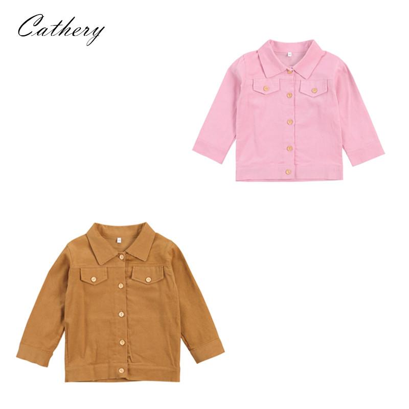 Jackets Toddler Kid Baby Girl Jacket Letter Printed Long Sleeve Top Button Corduroy Coat Outwear Fall Winter Clothes Children's Clothing 
Jackets Toddler Kid Baby Girl Jacket Letter Printed Long Sleeve Top Button Corduroy Coat Outwear Fall Winter Clothes Children's Clothing
