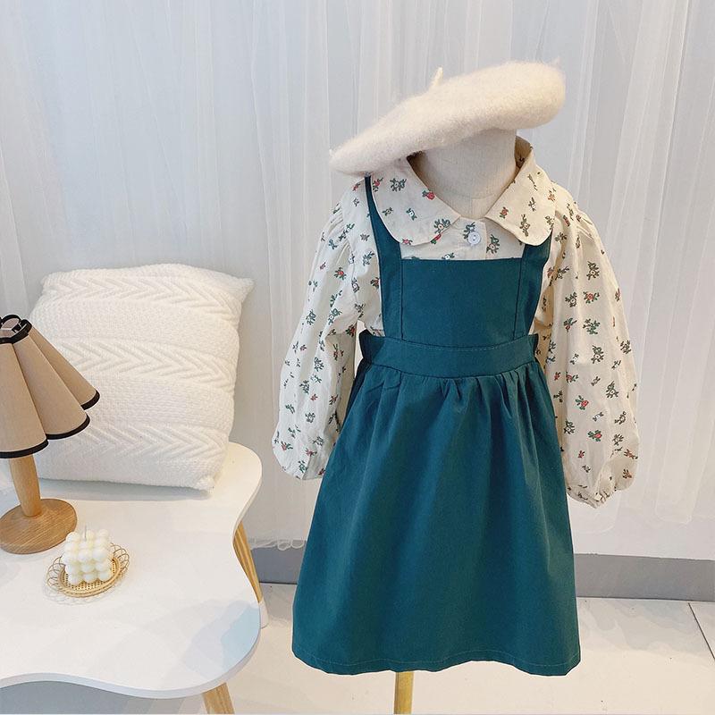 Clothing Sets Children's Kids For Girls Autumn Girl Suspender Skirt Floral Shirt Suit Cotton Toddler Fall Clothes 2023, Camel
Clothing Sets Children's Kids For Girls Autumn Girl Suspender Skirt Floral Shirt Suit Cotton Toddler Fall Clothes 2023, Camel