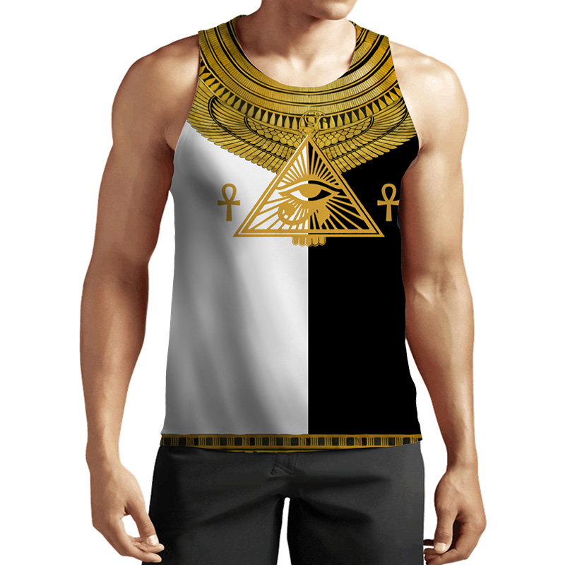 New 3D Printing Funny Summer Ancient Egyptian Pharaoh Graphic Tank Top Fashion Men Women Tracksuits Crewneck Vest Plus Size -6XL Harajuku012, Colorful
New 3D Printing Funny Summer Ancient Egyptian Pharaoh Graphic Tank Top Fashion Men Women Tracksuits Crewneck Vest Plus Size -6XL Harajuku012, Colorful