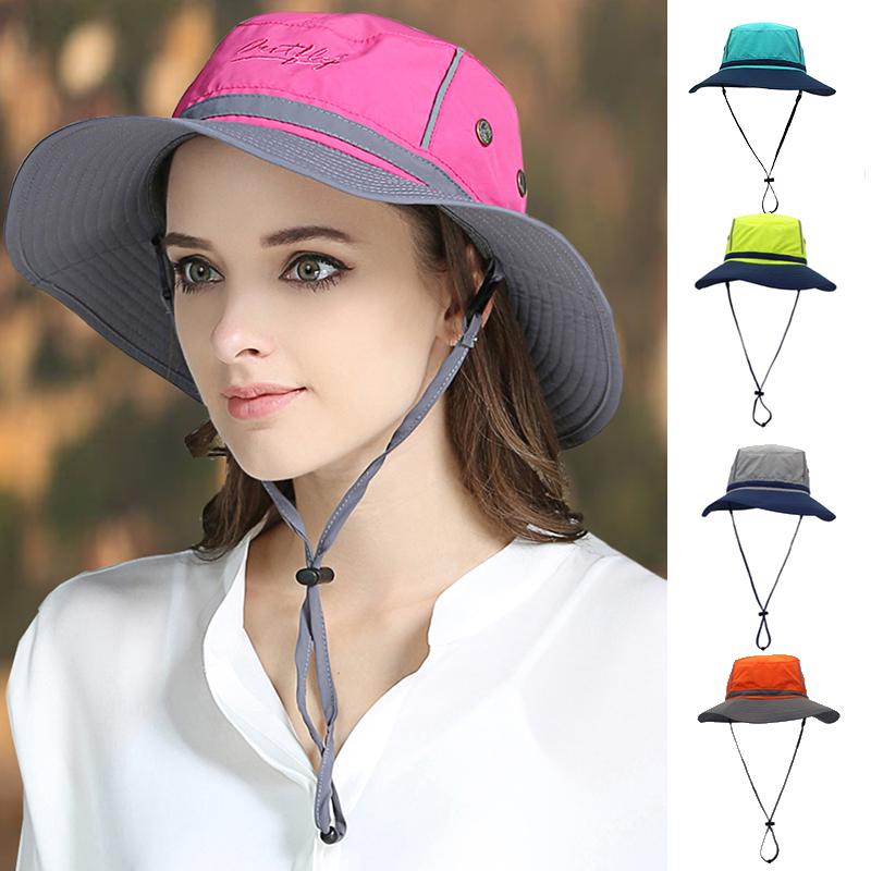 Berets Outfly Women Bucket Hat Summer Colorblock Sun Men Fisherman UV Protection Bob Fishing With Reflective Adjustment CordBerets, Sky blue
Berets Outfly Women Bucket Hat Summer Colorblock Sun Men Fisherman UV Protection Bob Fishing With Reflective Adjustment CordBerets, Sky blue