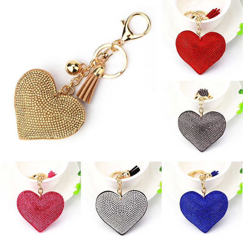 Key Rings Fashion Heart Handmade Cute Crystal Keychain For Women Car Pendant Statement Rhinestone Jewelry Bag Key Chains Ring Wholesale AA230525
Key Rings Fashion Heart Handmade Cute Crystal Keychain For Women Car Pendant Statement Rhinestone Jewelry Bag Key Chains Ring Wholesale AA230525
