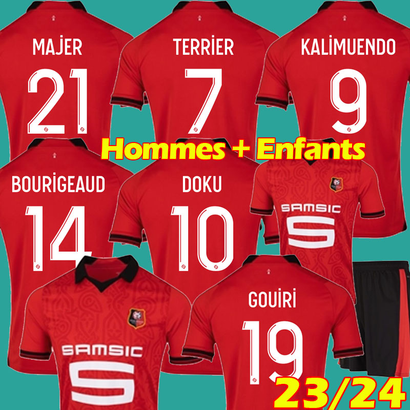 Rennes 23 24 Stade Rennais fc soccer Jerseys DOKU TERRIER BOURIGEAUD GOUIRI SULEMANA KALIMUENDO 2023 2024 SULEMANA maillots de foot men kids kit football shirts, Player version away ligue 1
Rennes 23 24 Stade Rennais fc soccer Jerseys DOKU TERRIER BOURIGEAUD GOUIRI SULEMANA KALIMUENDO 2023 2024 SULEMANA maillots de foot men kids kit football shirts, Player version away ligue 1