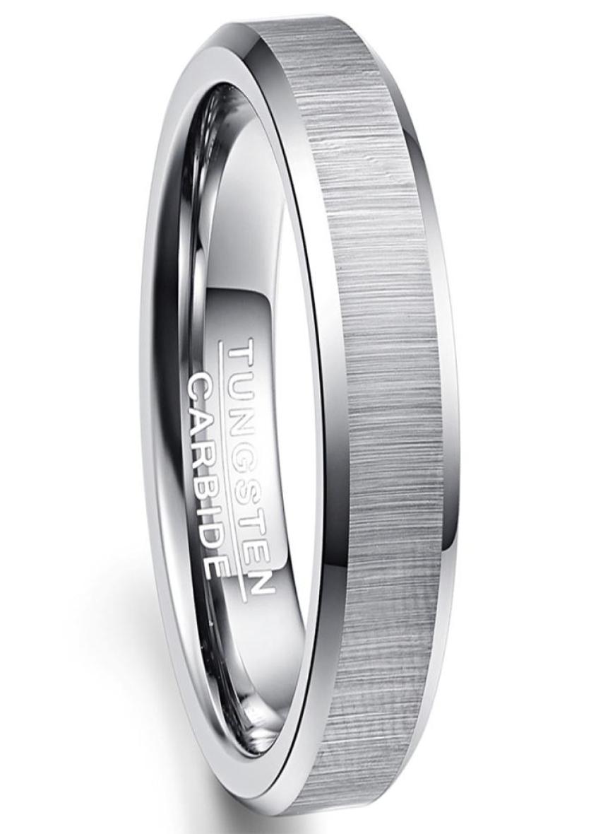 Tungsten Ring 6mm wide and 23 mm thick Lassa edge color plated platinum men039s jewelry USA size 712 goods in stock7790612