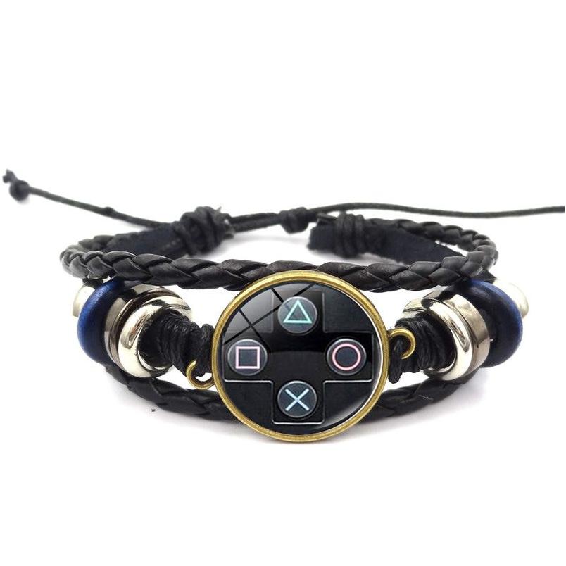 Other Bracelets Old Video Game Controller Men Leather Bracelet Novelty Handmade Glass Gem Art Po Charm Boys Gift Jewelry Drop Deliver Dhg1J
Other Bracelets Old Video Game Controller Men Leather Bracelet Novelty Handmade Glass Gem Art Po Charm Boys Gift Jewelry Drop Deliver Dhg1J