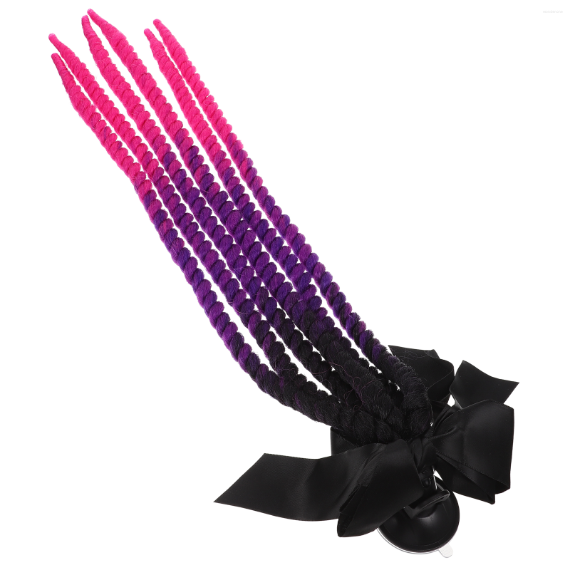 Motorcycle Helmets Motorbike Ornament Ski Decor Cosplay Hair Braids Tails, Black purple
Motorcycle Helmets Motorbike Ornament Ski Decor Cosplay Hair Braids Tails, Black purple