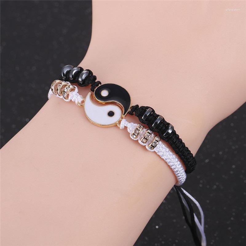 Strand Alloy Tai Chi Hand Woven Bracelet Couple String Adjustable Strap Jewelry
Strand Alloy Tai Chi Hand Woven Bracelet Couple String Adjustable Strap Jewelry