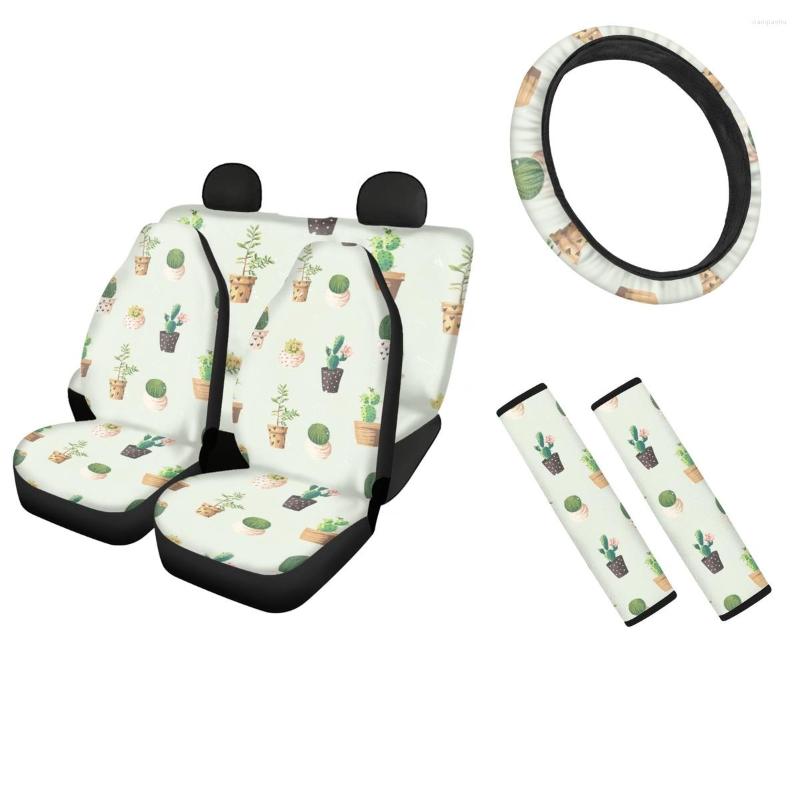 Car Seat Covers Succulent And Cute Design Pattern 4Pcs Steering Wheel Cover Fit Most Of Vehicles Seatbelt Shoulder Pad Stylish
Car Seat Covers Succulent And Cute Design Pattern 4Pcs Steering Wheel Cover Fit Most Of Vehicles Seatbelt Shoulder Pad Stylish