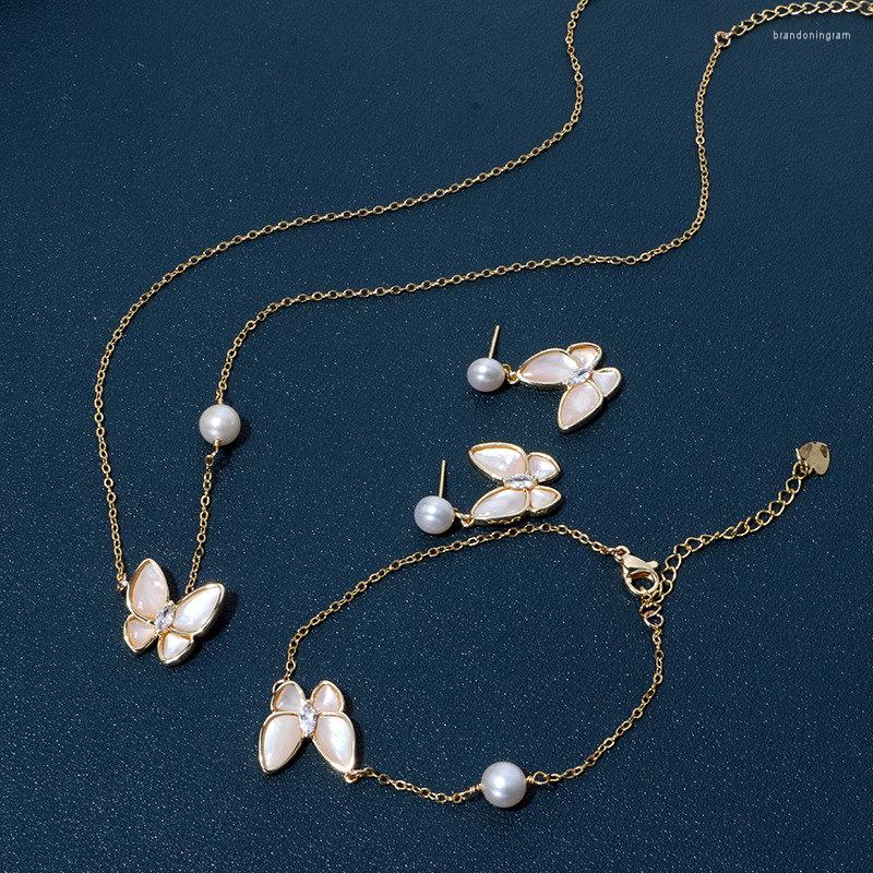 Necklace Earrings Set Tpp Quality Lady Fashion Jewellery Natural Shell Water Drop Pearl Butterfly Chokers Bracelet Earring, Picture shown
Necklace Earrings Set Tpp Quality Lady Fashion Jewellery Natural Shell Water Drop Pearl Butterfly Chokers Bracelet Earring, Picture shown