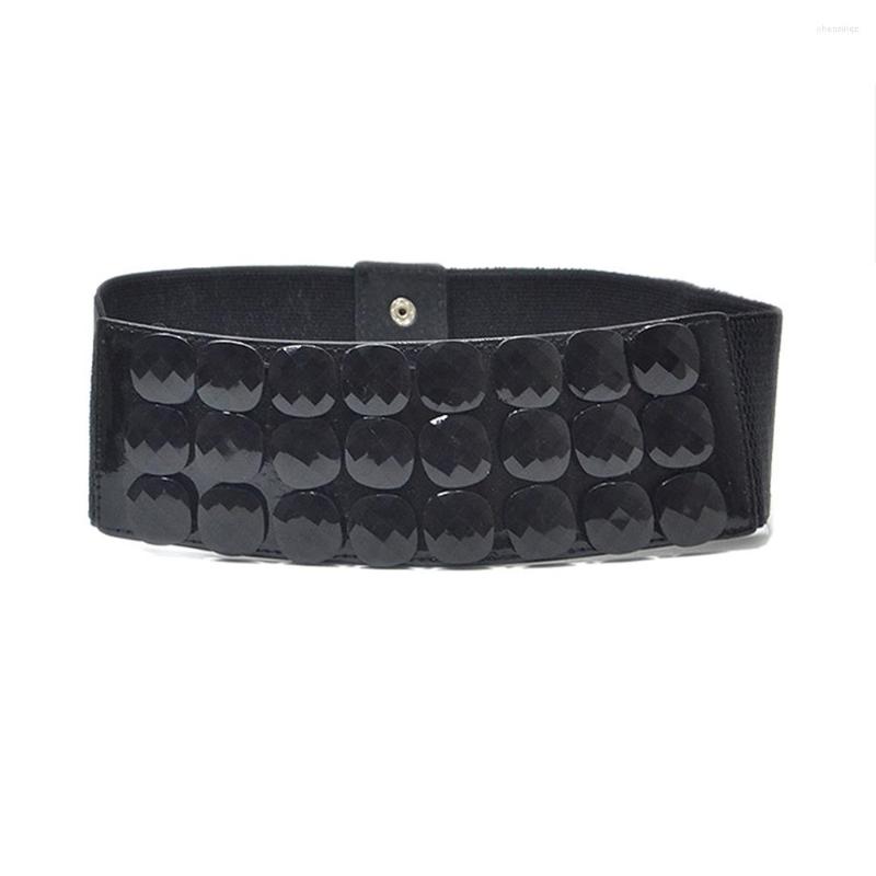 Belts 2023 Elastic Adjustment Waistband Style Generous And Sweet Women's Buckle Wide Leather Belt SCM0130, Black
Belts 2023 Elastic Adjustment Waistband Style Generous And Sweet Women's Buckle Wide Leather Belt SCM0130, Black