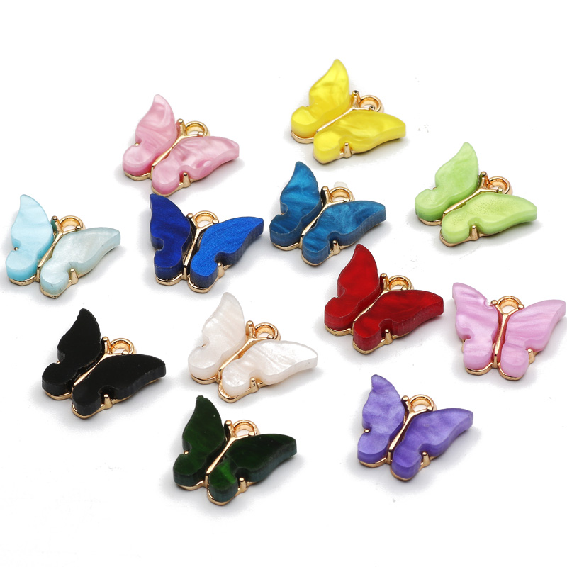 10pcs 14x16mm Colorful Resin Animal Butterfly Charms for Jewelry Making Pendants Necklaces Earrings DIY Handmade Accessories
10pcs 14x16mm Colorful Resin Animal Butterfly Charms for Jewelry Making Pendants Necklaces Earrings DIY Handmade Accessories