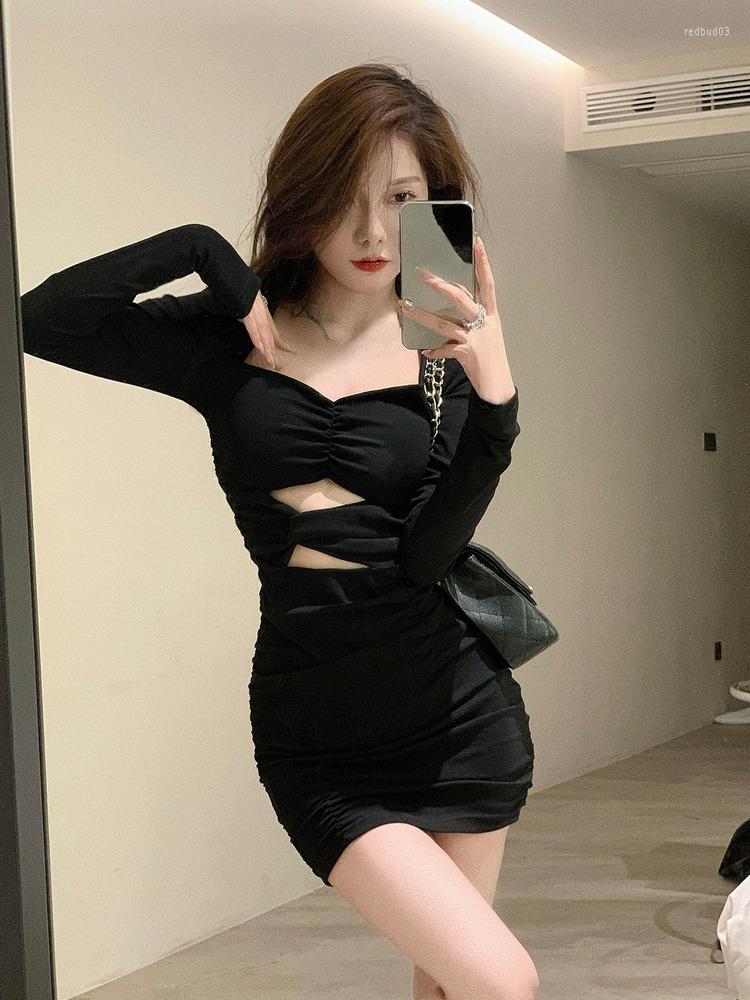Casual Dresses Black Bodycon Dress Women 2023 Autumn Long Sleeve Short Party Office Lady Pure Color Elegant Vintage Y2k Mini Korean
Casual Dresses Black Bodycon Dress Women 2023 Autumn Long Sleeve Short Party Office Lady Pure Color Elegant Vintage Y2k Mini Korean