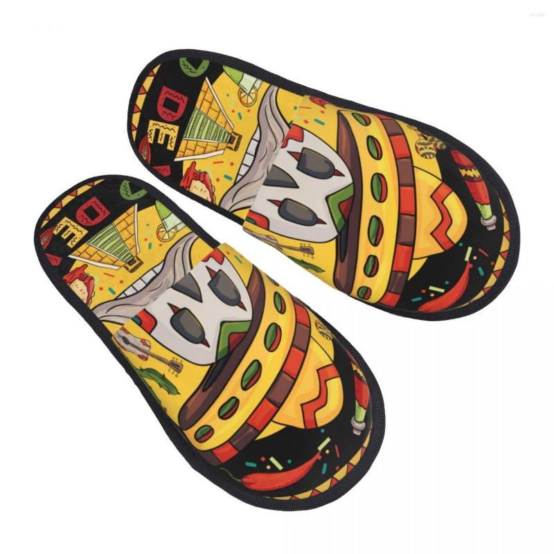 Slippers Men Women Plush Indoor Mexican Skull In Sombrero Warm Soft Shoes Home Footwear Autumn Winter 2023, Black
Slippers Men Women Plush Indoor Mexican Skull In Sombrero Warm Soft Shoes Home Footwear Autumn Winter 2023, Black