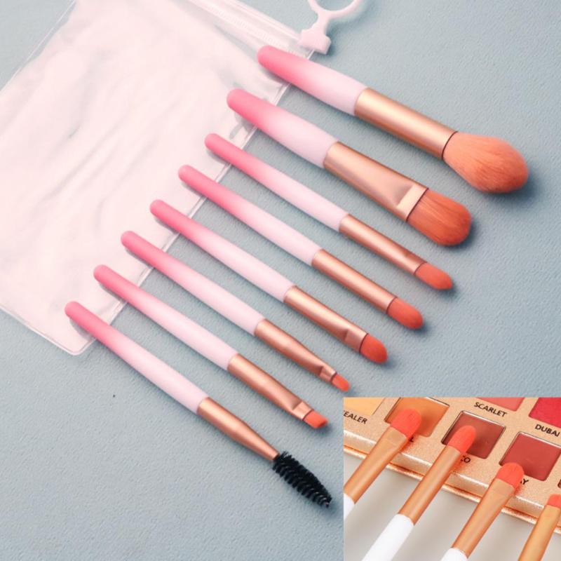 Makeup Brushes 8Pcs/set Set Highlight Eyeshadow Eyebrow Brush Beauty Make Up Blending Tools Concealer Cosmetics ToolMakeup
Makeup Brushes 8Pcs/set Set Highlight Eyeshadow Eyebrow Brush Beauty Make Up Blending Tools Concealer Cosmetics ToolMakeup