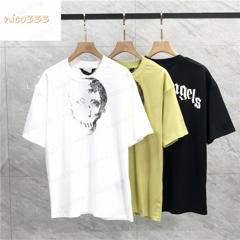 23ss New t shirt skull back letters cotton loose round neck versatile street men and women short sleeve, #02
23ss New t shirt skull back letters cotton loose round neck versatile street men and women short sleeve, #02