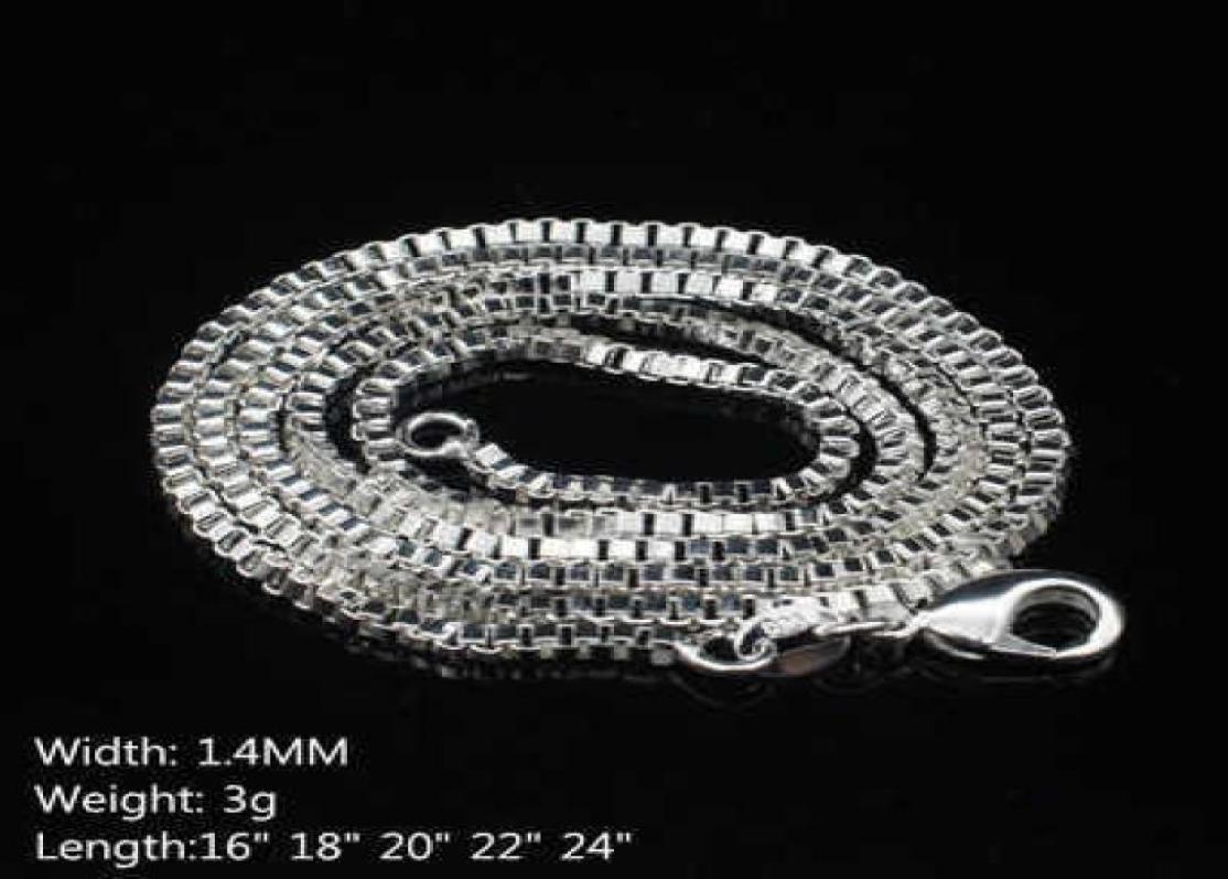 Necklaces Chains 14mm Chain Necklace Silver Plated Jewelry 925 Fashion Silver Necklace 1624inch91782006007619
Necklaces Chains 14mm Chain Necklace Silver Plated Jewelry 925 Fashion Silver Necklace 1624inch91782006007619