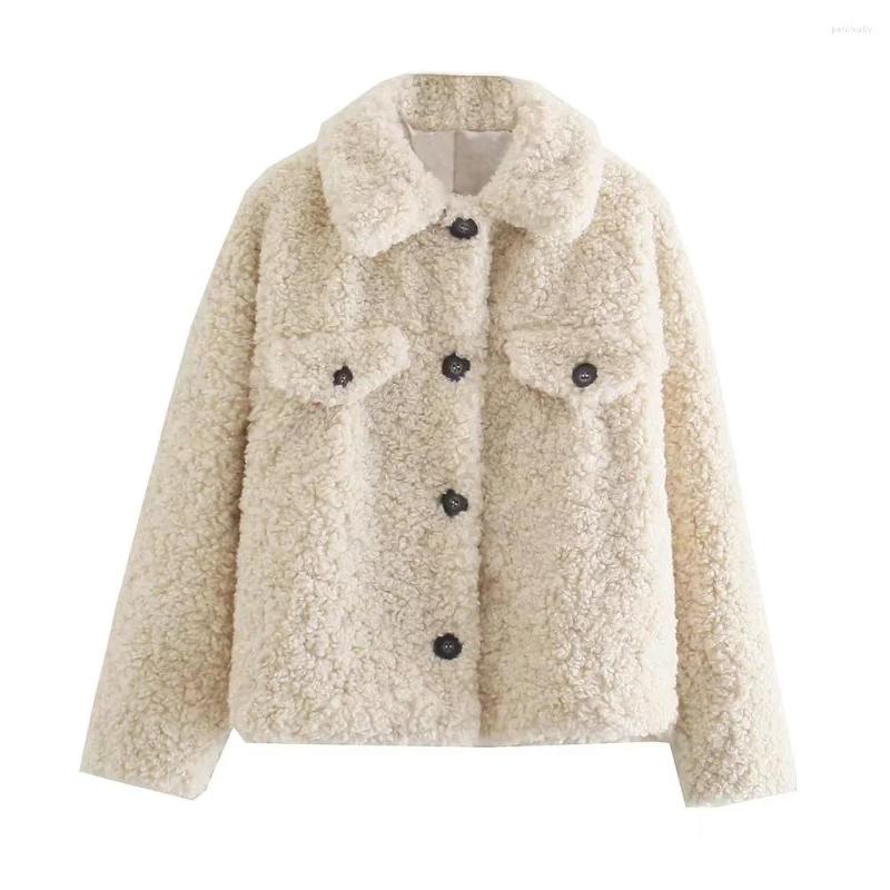 Women's Jackets Xikom 2023 Autumn Women Turn-down Collar Button Loose Pockets Coat Fashion Ladies Solid Lamb Wool Female Chic Outwear, Multi
Women's Jackets Xikom 2023 Autumn Women Turn-down Collar Button Loose Pockets Coat Fashion Ladies Solid Lamb Wool Female Chic Outwear, Multi