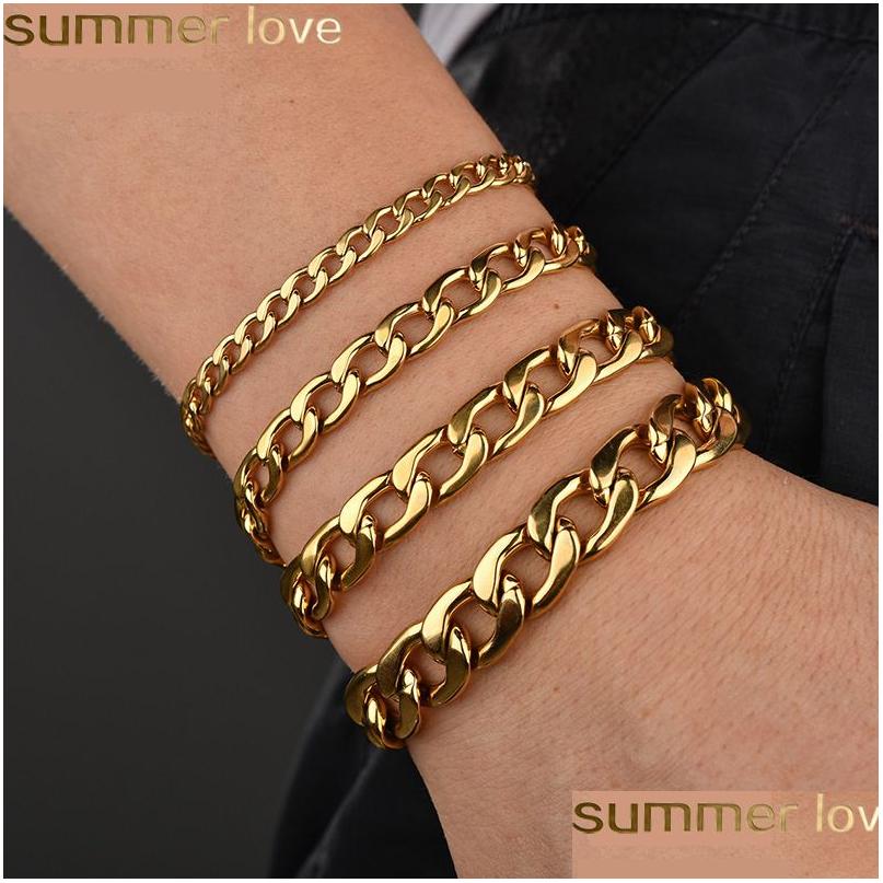 Charm Bracelets Simple Classic Mens Bracelet Curb Cuban Link Chain Stainless Steel Womens Bangle Gold Sier Plating No Fade 3.5Mm To Dhfgb
Charm Bracelets Simple Classic Mens Bracelet Curb Cuban Link Chain Stainless Steel Womens Bangle Gold Sier Plating No Fade 3.5Mm To Dhfgb