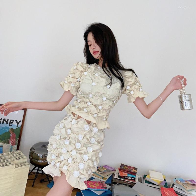 Work Dresses High End Women Skirts Sets Summer 3D Flower Sequins Pleats Cute Pleated Top Bodycon Skirt Fashion 2 Pieces For, Navy blue
Work Dresses High End Women Skirts Sets Summer 3D Flower Sequins Pleats Cute Pleated Top Bodycon Skirt Fashion 2 Pieces For, Navy blue