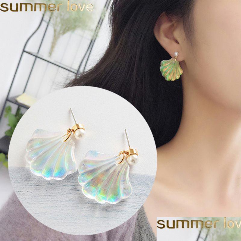 Stud Rainbow Pearl Shell Earrings New Exquisite Allergy Unique Romantic Resin Stone Jewelry Colorf Mermaid High Drop Delivery Dhh7X
Stud Rainbow Pearl Shell Earrings New Exquisite Allergy Unique Romantic Resin Stone Jewelry Colorf Mermaid High Drop Delivery Dhh7X