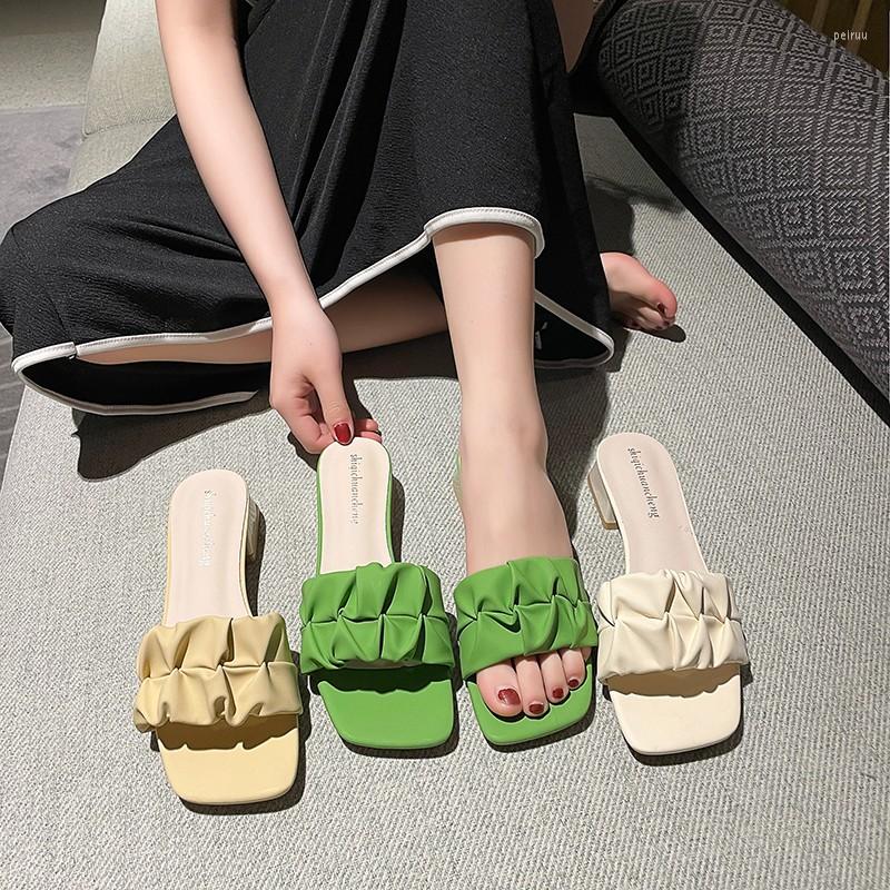 Slippers Fairy Style Female Summer Outwear Flat Bottom 2023 Fashion Versatile Home, Green
Slippers Fairy Style Female Summer Outwear Flat Bottom 2023 Fashion Versatile Home, Green