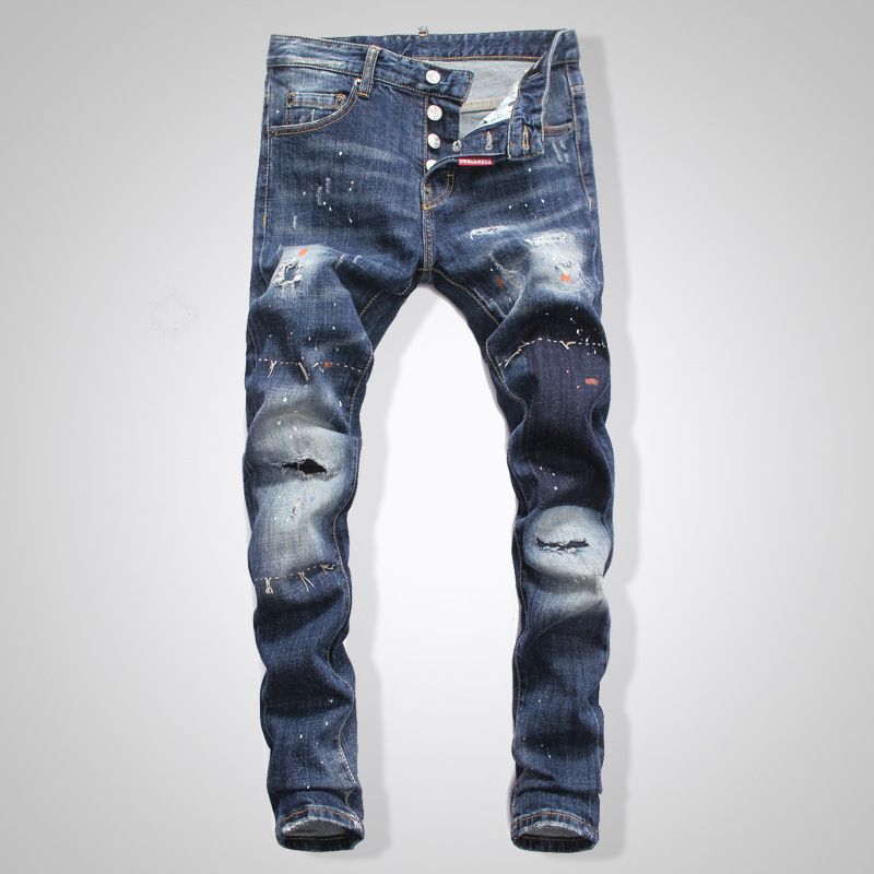 D2 Hole trend wash low waist small feet quality night club personality Girl College jeans men's trousers sJm dsquare 2 dsqs dsq2s EwP, Color as shown in the figure
D2 Hole trend wash low waist small feet quality night club personality Girl College jeans men's trousers sJm dsquare 2 dsqs dsq2s EwP, Color as shown in the figure